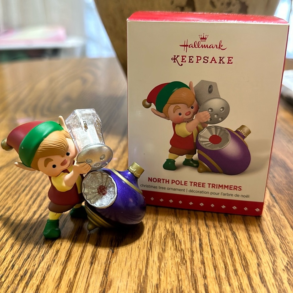 2015 Hallmark Keepsake North Pole Tree Trimmers Series.